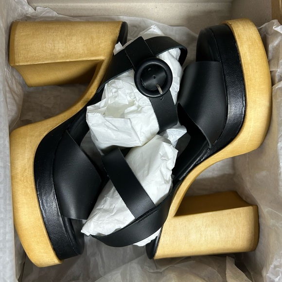 Steve Madden Ruth black leather 7 - Picture 3 of 6